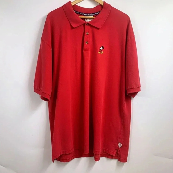 Walt‎ Disney World Men's Embroidered Mickey Mouse Short Sleeve Polo Size XXL - Picture 1 of 11